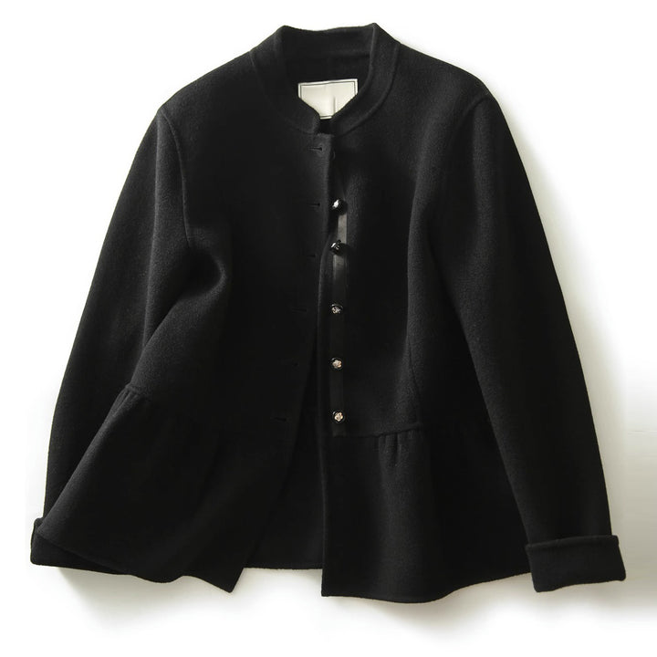 Damen Modischer Sweatjacke mit Knopfdetails Echoarchiv