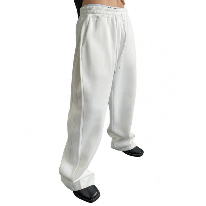 Damen nan weite Oversize Jogginghose mit tiefem Schritt, elastischem Bund und Kordelzug Echo Archiv