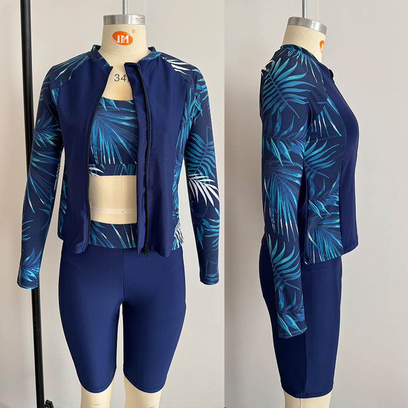 Damen Sportlicher Oberteil und Shorts Set Echo Archiv