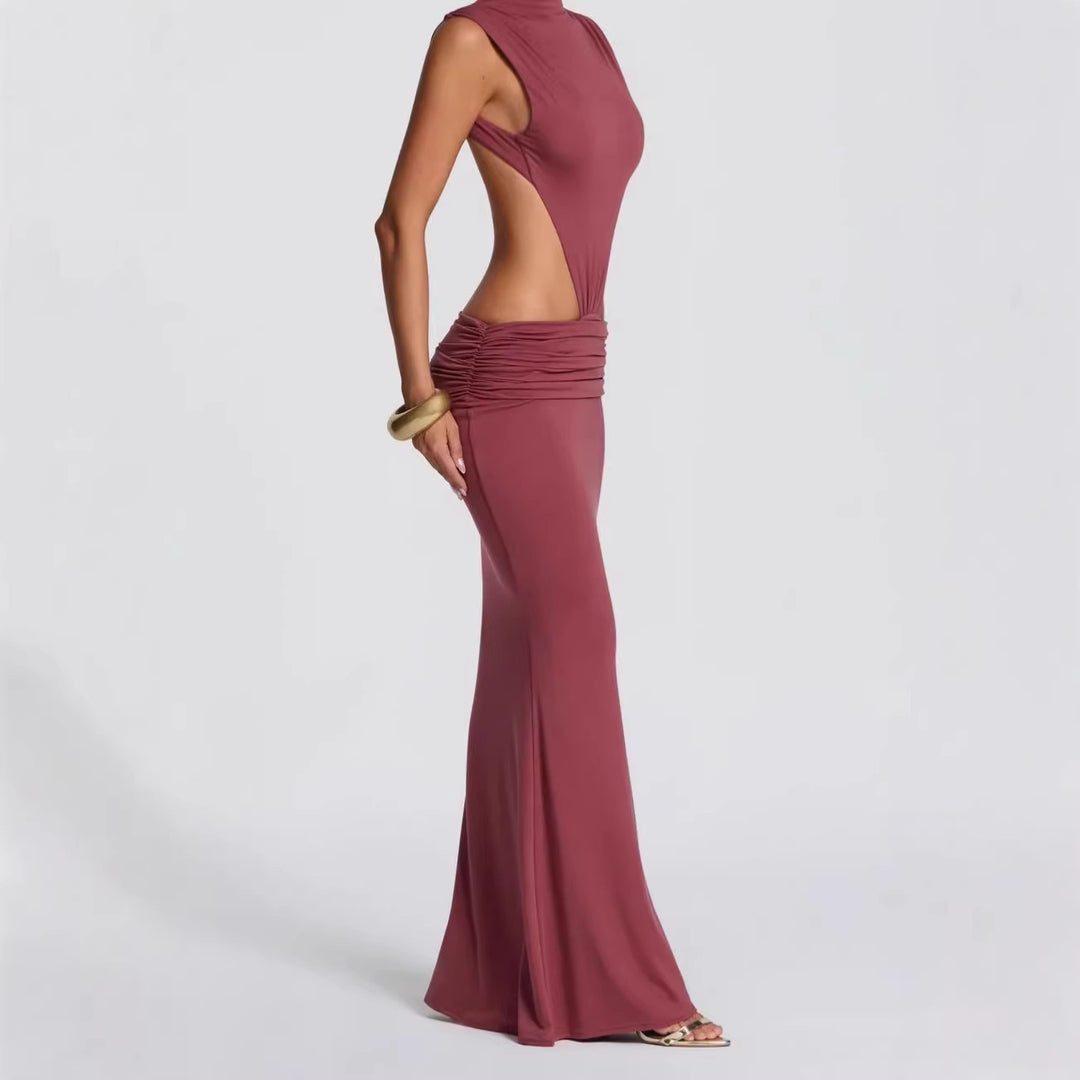 Damen Langes Maxi-Kleid mit raffinierten Cut-Outs und Raffung Echo Archiv
