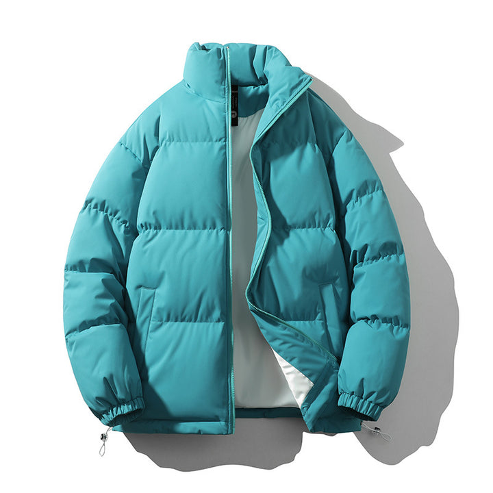 Herren isolierte Pufferjacke mit hohem Kragen und eleganter Passform Echoarchiv