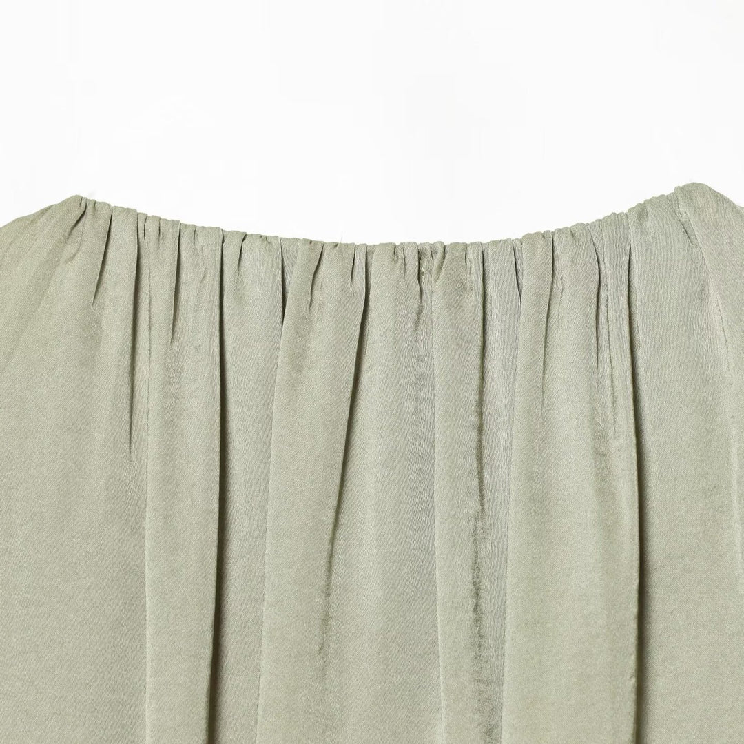 Damen Leichte Cropped-Blousonjacke mit Rundhals, Ballonärmeln und Tunnelzugsaum Echo Archiv
