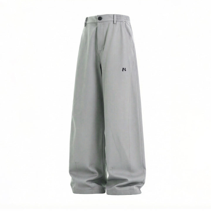 Damen Extraweite Palazzohose mit halb-elastischem Bund und weitem Bein Echo Archiv