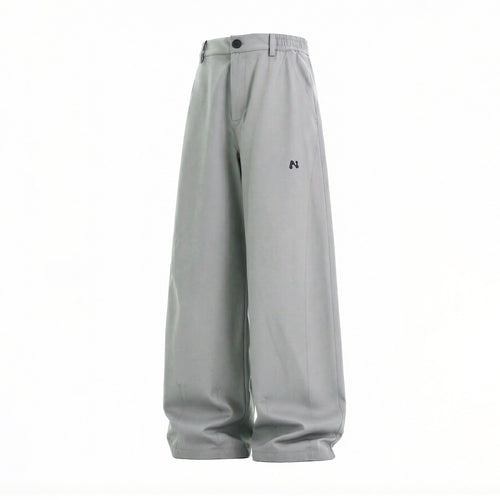 Damen Extraweite Palazzohose mit halb-elastischem Bund und weitem Bein Echo Archiv