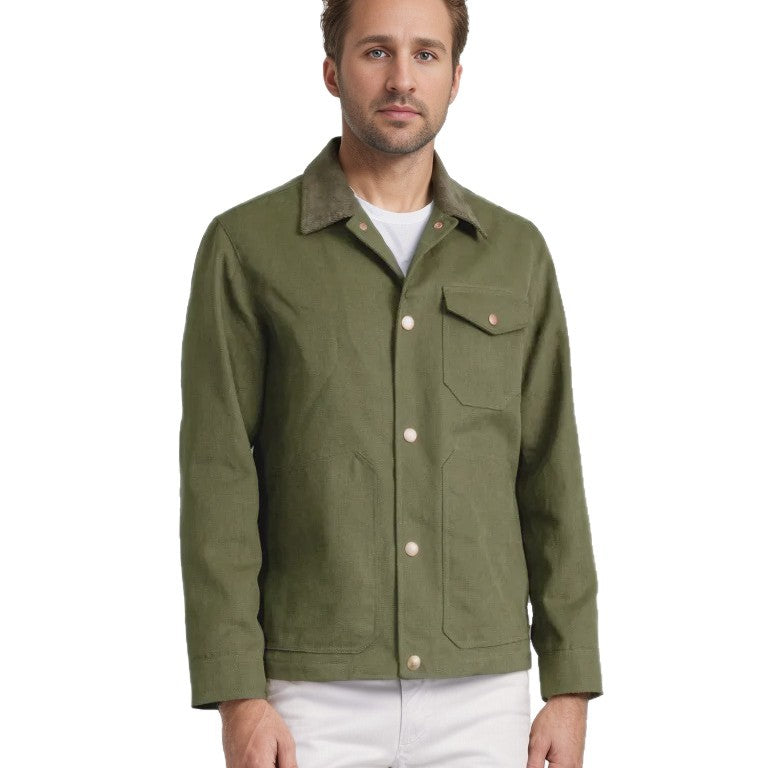 Herren zeitlose Jacke mit strukturiertem Design Echoarchiv