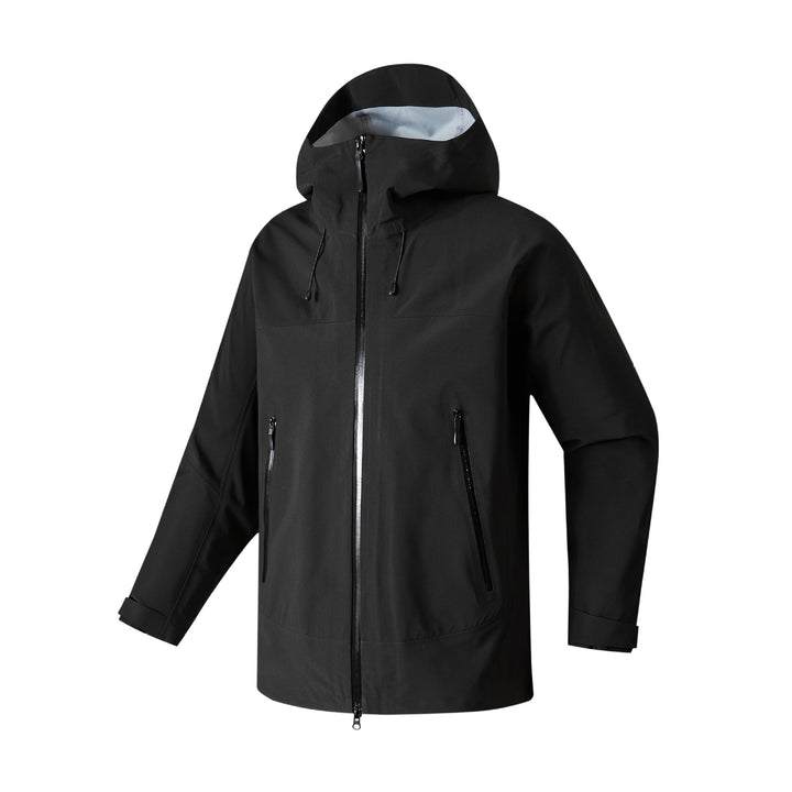 Herren wasserdichte Funktionsjacke mit verstellbarer Kapuze und praktischen Reißverschlusstaschen Echoarchiv