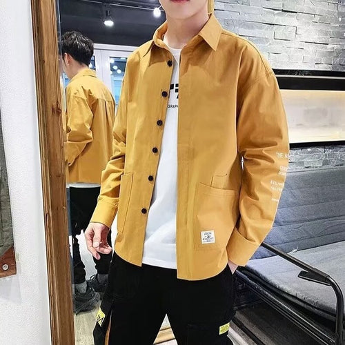 Herren lässige Utility-Jacke mit praktischen Taschen und stylischem Schnitt Echoarchiv