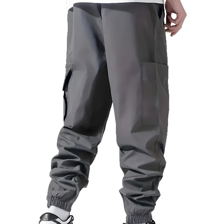 Herren Technische Cargohose im Joggerstil mit elastischem Bund, Reißverschluss-Utilitytasche & Bündchen Echo Archiv