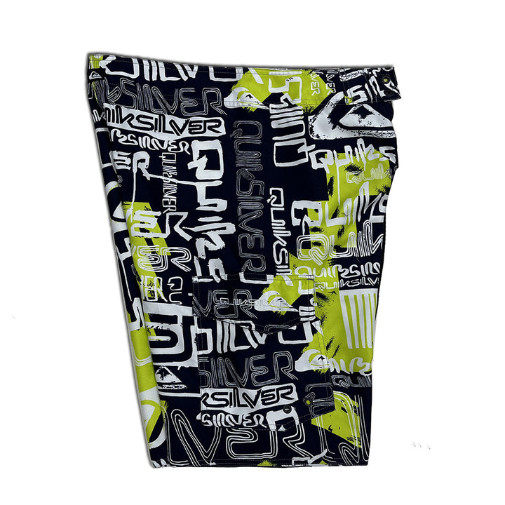 Herren Badeshorts mit modischem Grafikdesign und elastischem Bund Echoarchiv