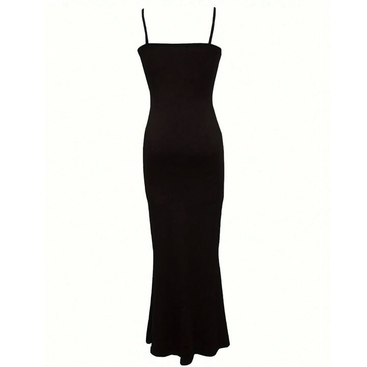 Damen figurbetontes Maxikleid mit schmalen Trägern und elegantem Schnitt Echo Archiv