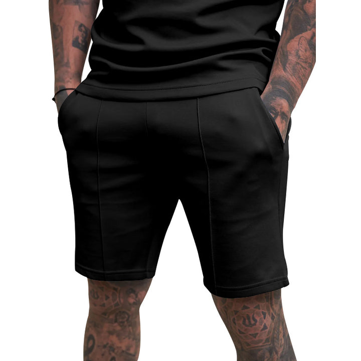 Herren nan kurze Freizeithose aus Baumwollmischung mit elastischem Bund und Kordelzug Echo Archiv