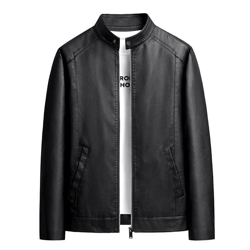 Herren Modische Lederjacke Echo Archiv 1787797735