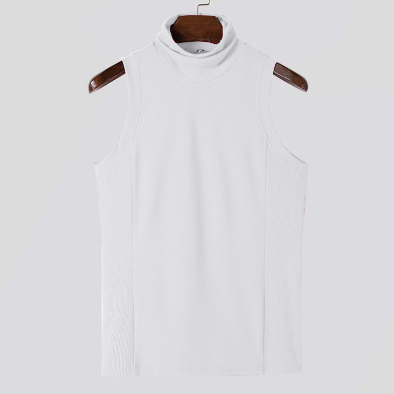 Damen ärmelloses Sporttop mit hochziehbarem Kragen Echoarchiv