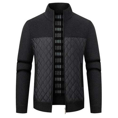 Herren modische Übergangsjacke mit strukturiertem Design und isolierendem Innenfutter Echoarchiv