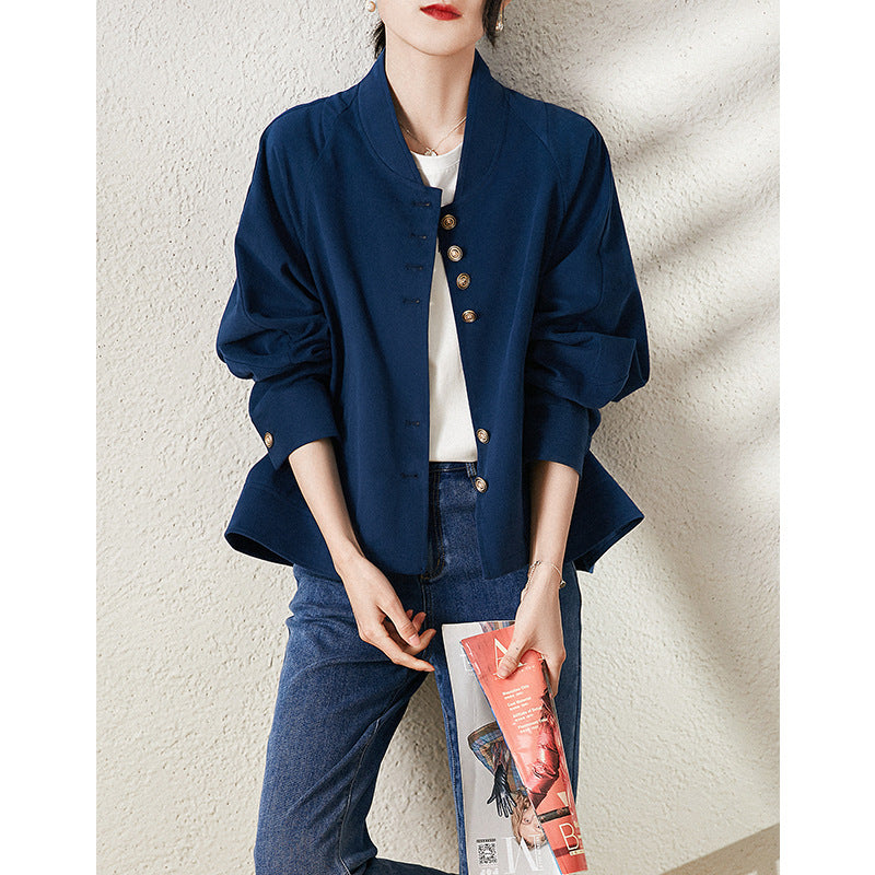 Damen Modische und elegante Jacke mit schmalem Schnitt Echoarchiv