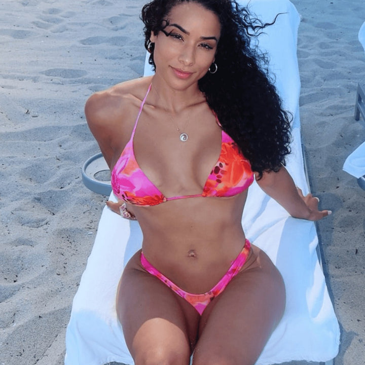 Damen Triangel-Bikini mit elegantem Hochschnitt Echo Archiv