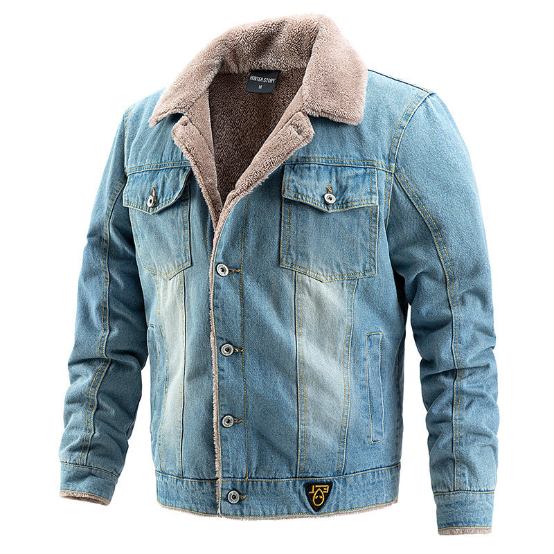 Herren Denim Jacke mit Kuschelfutter Echo Archiv