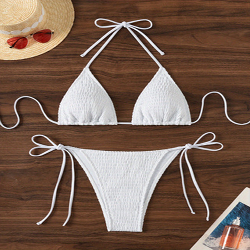 Damen Triangel-Bikini mit strukturierter Oberfläche Echo Archiv