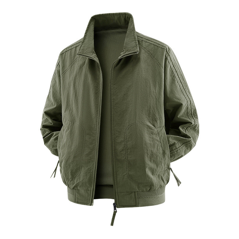 Herren Leichte und funktionale Bomberjacke Echo Archiv