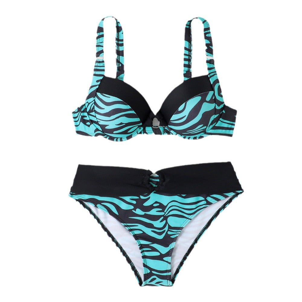 Damen Bikini mit modischem Tierprint und bequemer Passform Echo Archiv