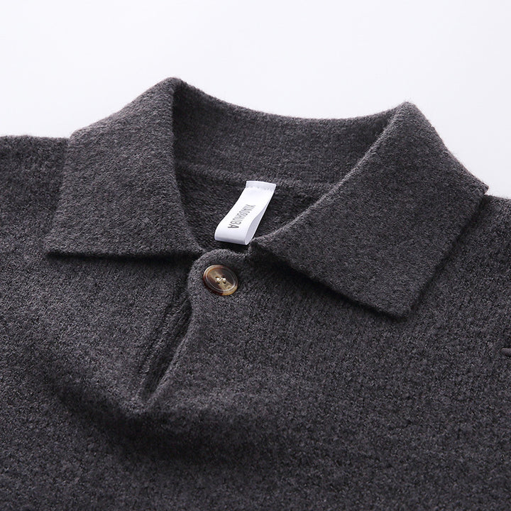 Damen Modischer Strickpullover mit Stehkragen – Mavelle