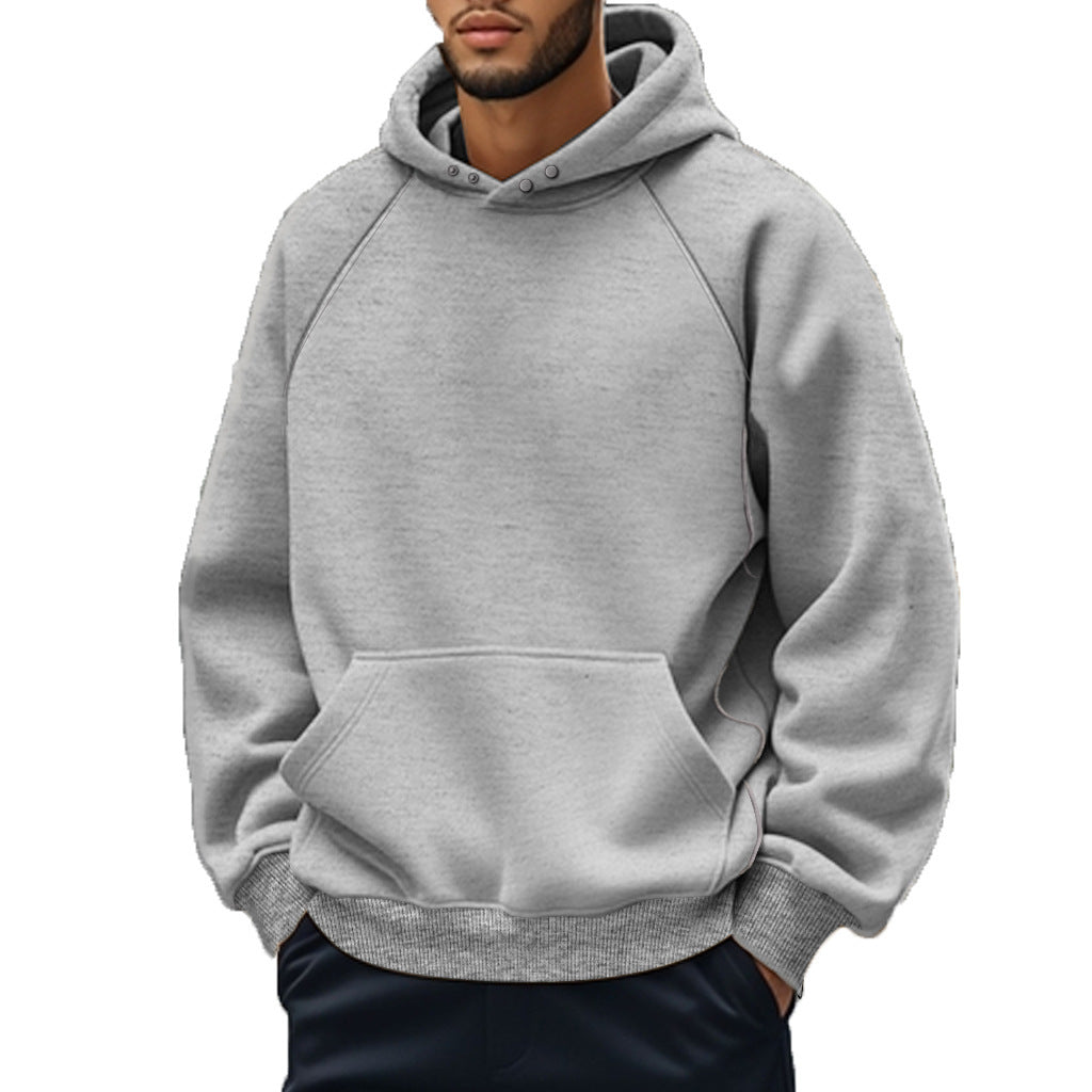Herren Kapuzenpullover mit komfortabler Passform und praktischen Taschen Echoarchiv