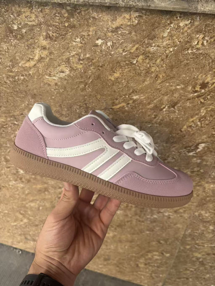 Damen Mary-Jane-Sneaker mit Klettverschluss und gepolstertem Komfortfußbett – Névara