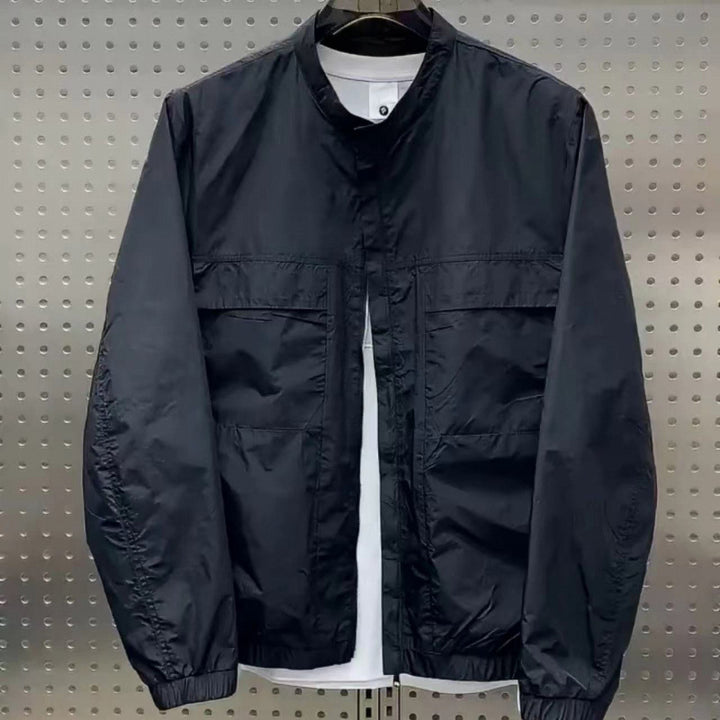 Herren Leichte Utility-Jacke mit Taschen Echo Archiv