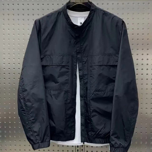 Herren Leichte Utility-Jacke mit Taschen Echo Archiv