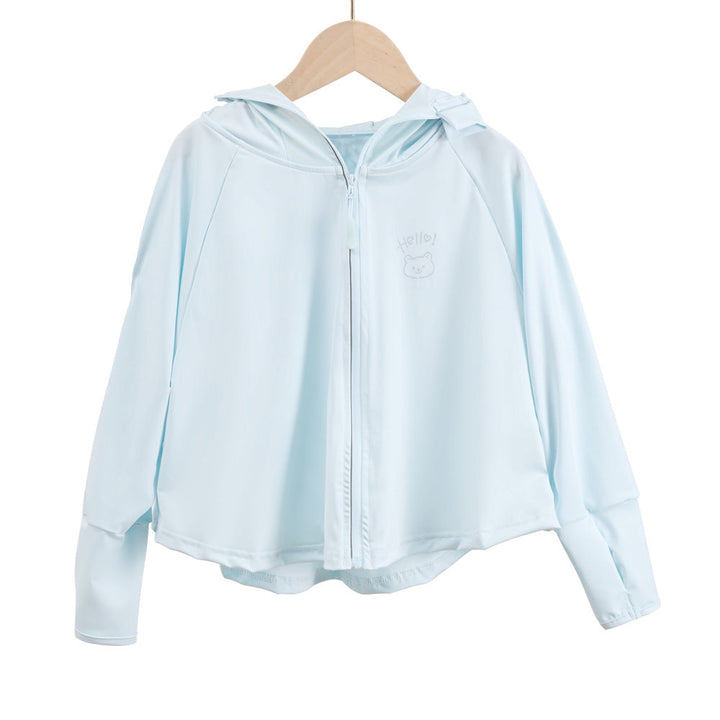 Damen Atmungsaktive Kapuzenjacke mit Anti-UV-Schutz Echo Archiv