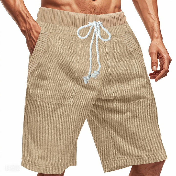 Herren lockere Shorts im strukturierten Design mit seitlichen Taschen Echoarchiv