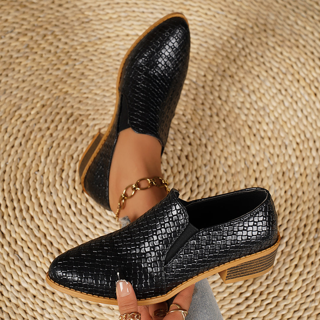 Damen Elegante Slipper mit Struktur-Design Echo Archiv
