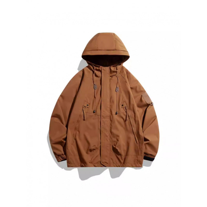 Herren Wasserabweisende Übergangsjacke mit Kapuze Echo Archiv