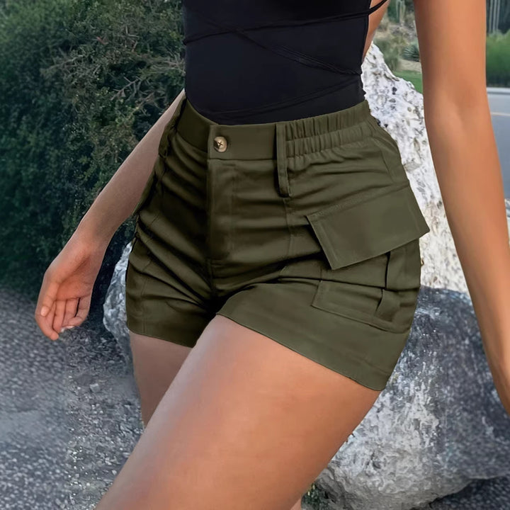 Damen Cargo-Shorts mit elastischem Bund und praktischen Seitentaschen Echo Archiv
