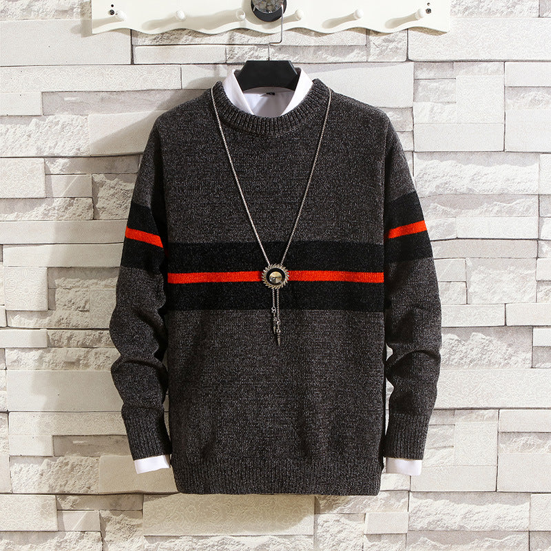 Herren modischer Pullover mit gestreiftem Design und hohem Komfort Echoarchiv