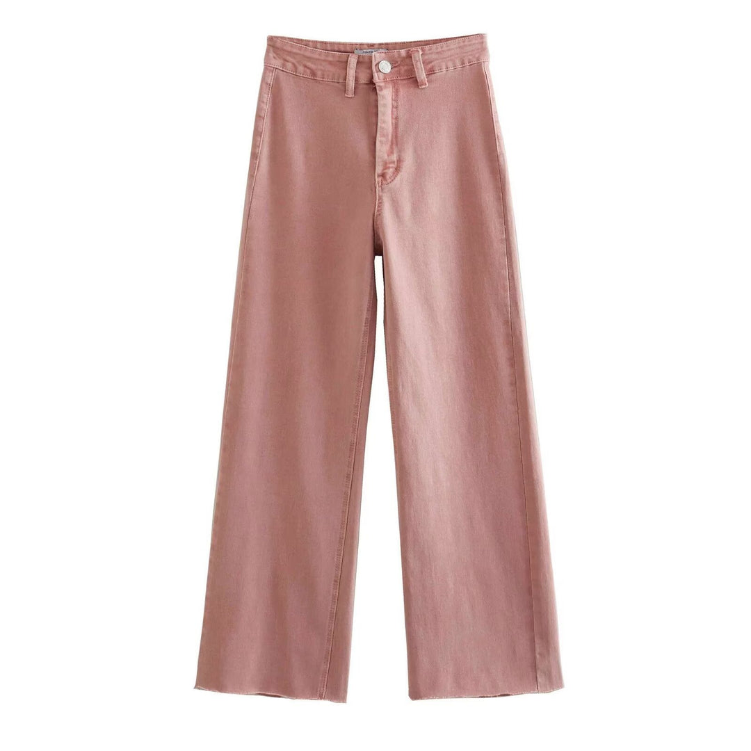 Damen weite High‑Waist Worker‑Hose mit aufgesetzten Gesäßtaschen Echo Archiv