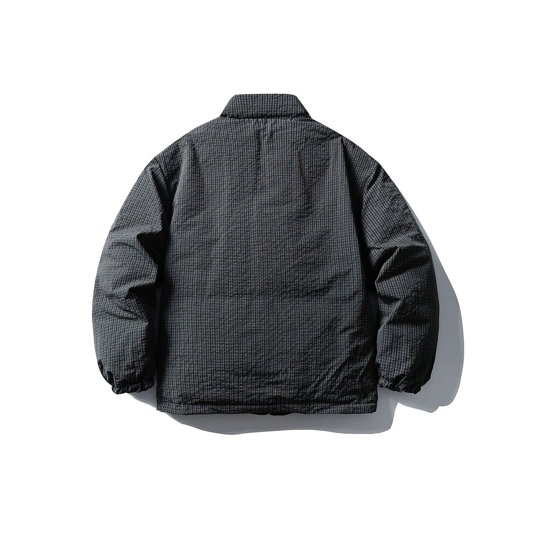 Herren Gesteppte Thermo-Isolationsjacke mit hohem Stehkragen Echoarchiv