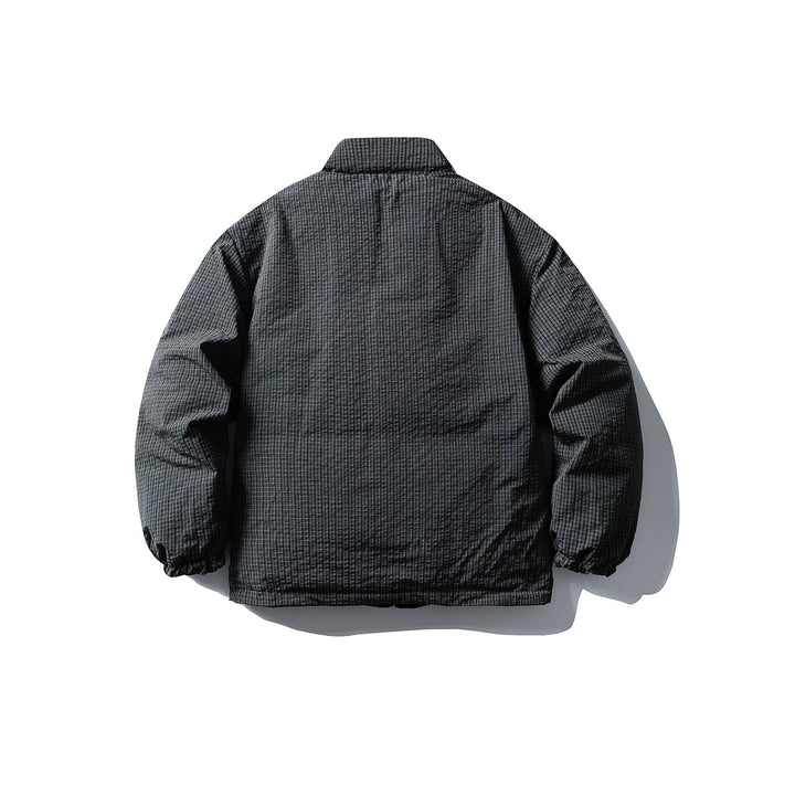 Herren Gesteppte Thermo-Isolationsjacke mit hohem Stehkragen Echoarchiv