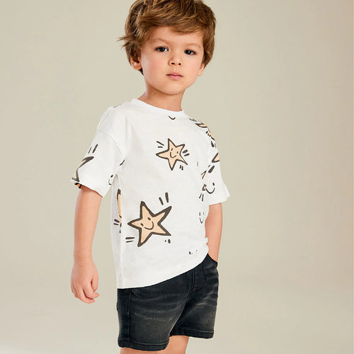Kinder T-Shirt mit fröhlichem Sternenmuster Echo Archiv