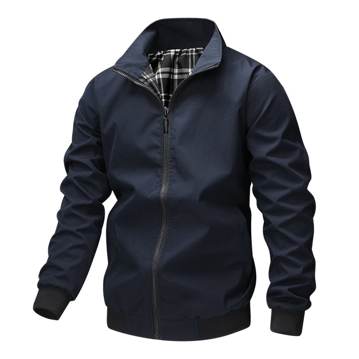 Herren Leichte Übergangsjacke mit Stehkragen – Taviero