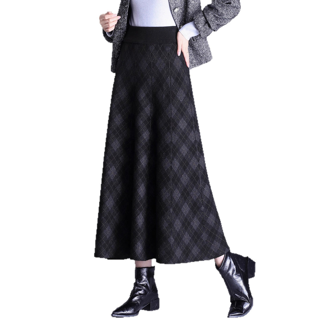 Damen Eleganter Maxirock mit geometrischem Muster Echo Archiv