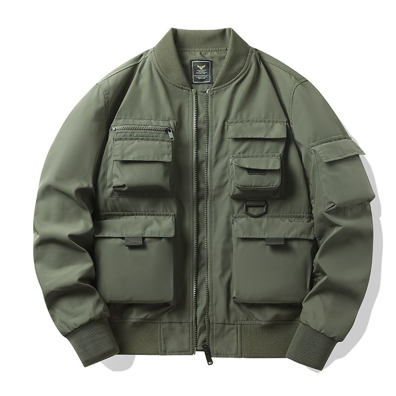 Herren Multitaschen-Tactical-Bomber mit modularen Außenfächern und D-Ring-Details Echo Archiv
