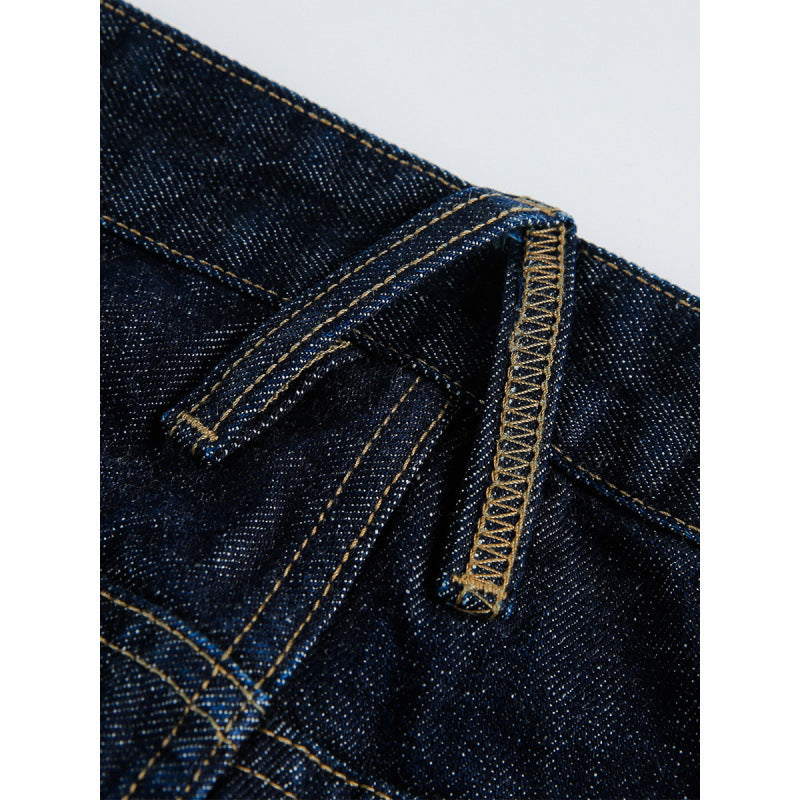 Damen High‑Waist Straight‑Leg Raw‑Denimjeans mit Relaxed‑Fit und Five‑Pocket‑Design Echo Archiv