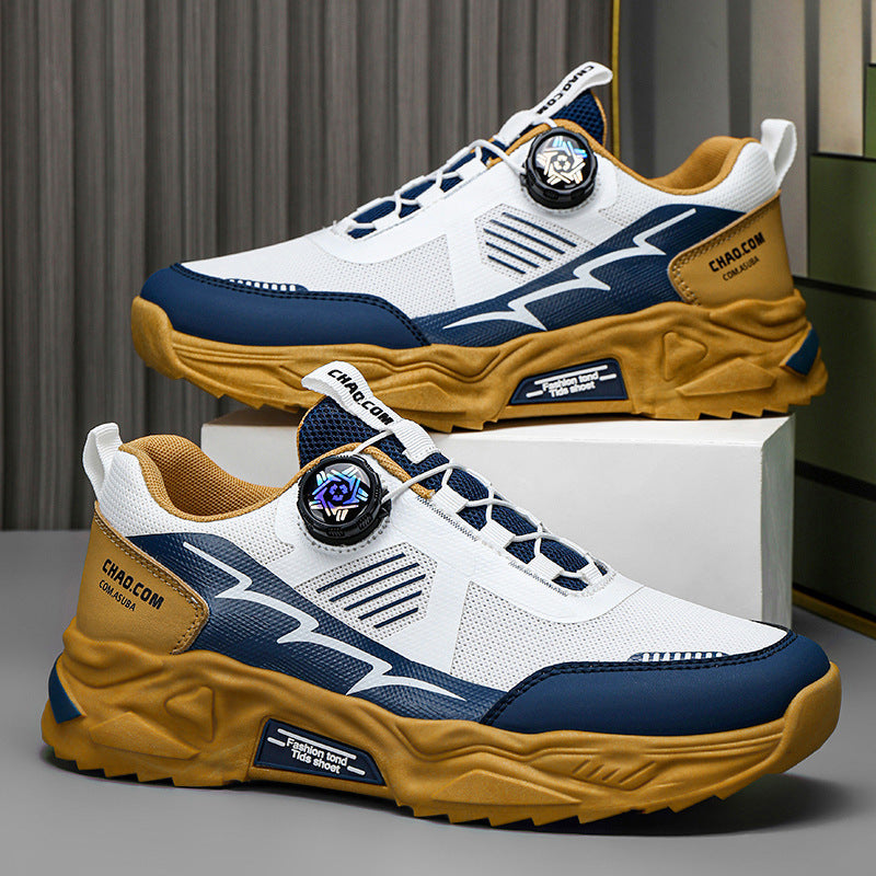 Herren robuste Outdoor-Chunky-Sneaker mit Drehverschluss, atmungsaktivem Strickoberteil und profiliertem Dämpfungssystem – Norré