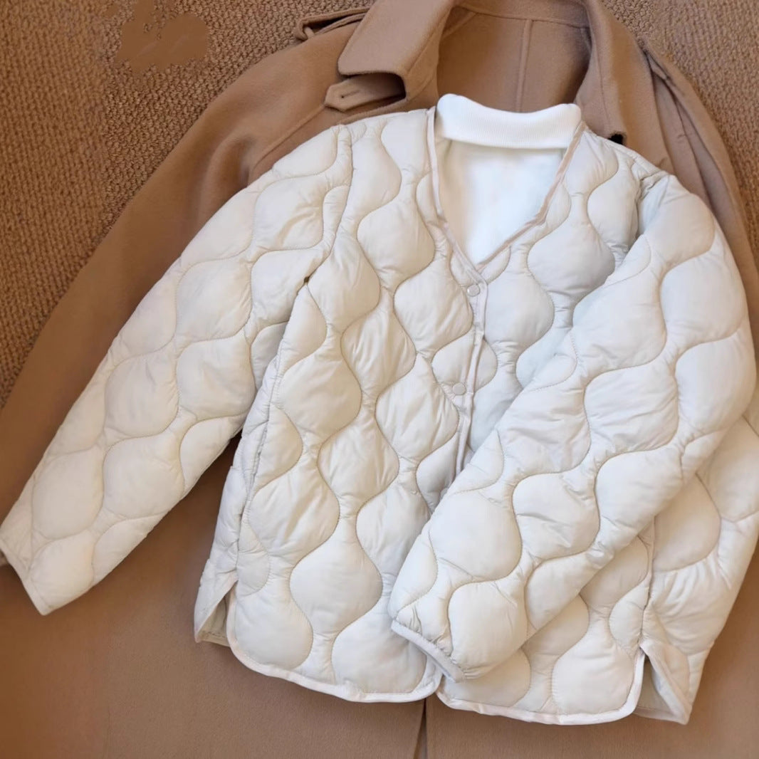 Damen Elegante, gefütterte Steppjacke Echoarchiv