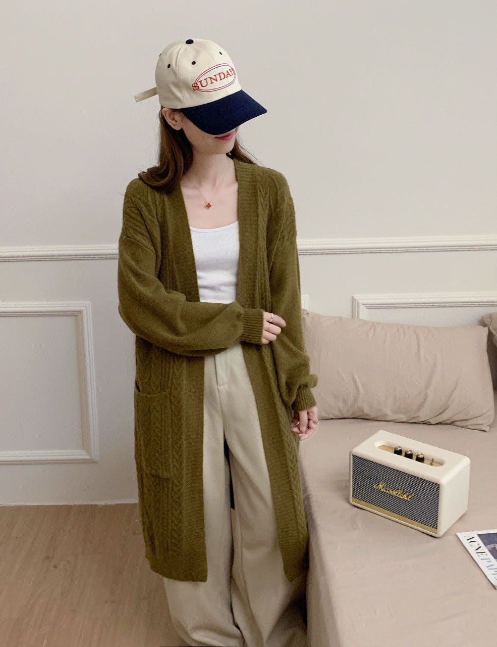 Damen Oversized Strickjacke Echo Archiv