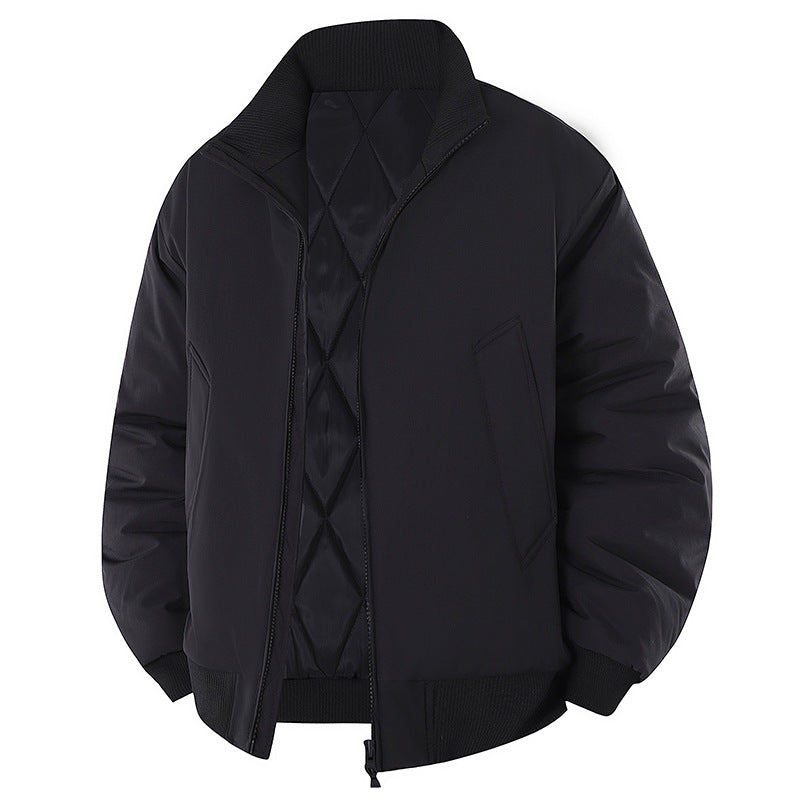 Herren modische Steppjacke mit hohem Kragen Echoarchiv
