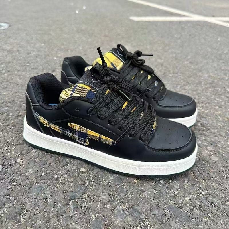 Damen Sneakers im modischen Karo-Design mit bequemer Dämpfung Echo Archiv