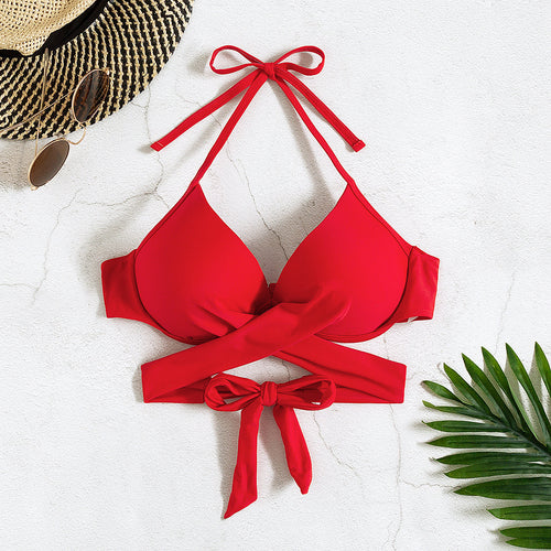 Damen Bikini-Oberteil mit verspieltem Knoten und elegantem Design Echo Archiv