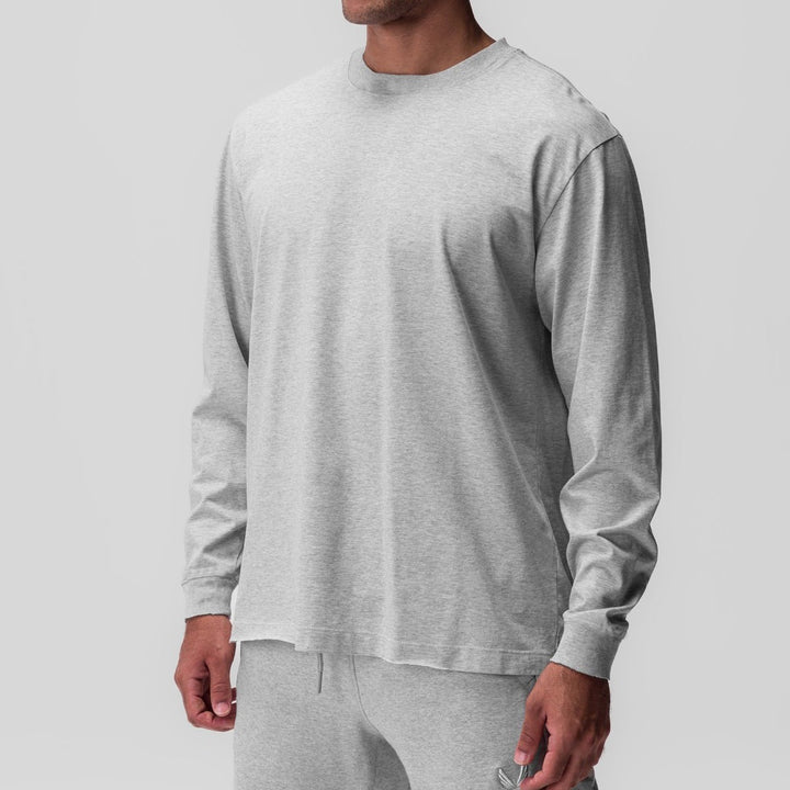Herren lässiges Langarmshirt mit sanfter Haptik Echoarchiv